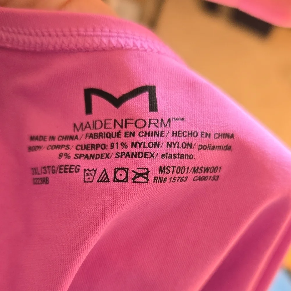 Maidenform Black and Pink Size Guide